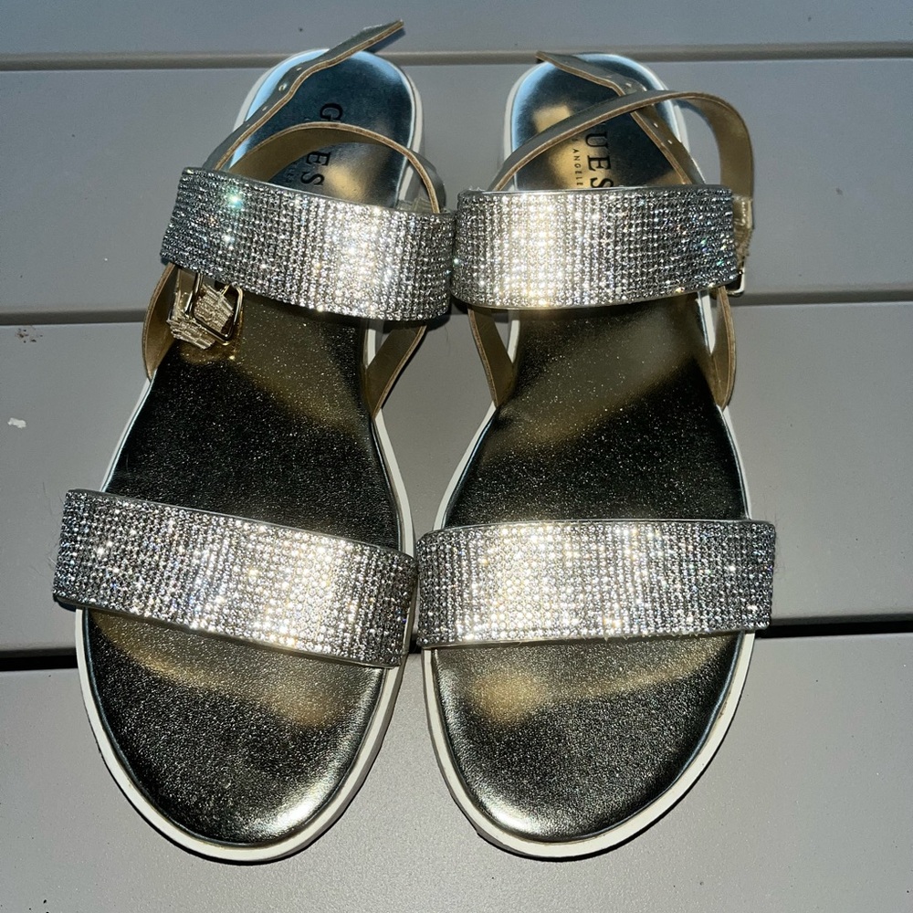Guess Women’s Sandals Sparkly size 9